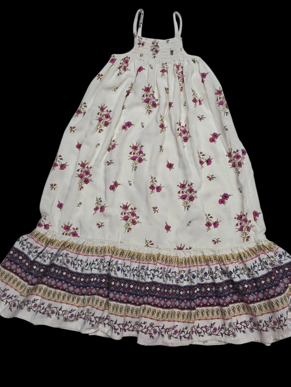 Old Navy Pink Floral Print Dress Girl Size 4T